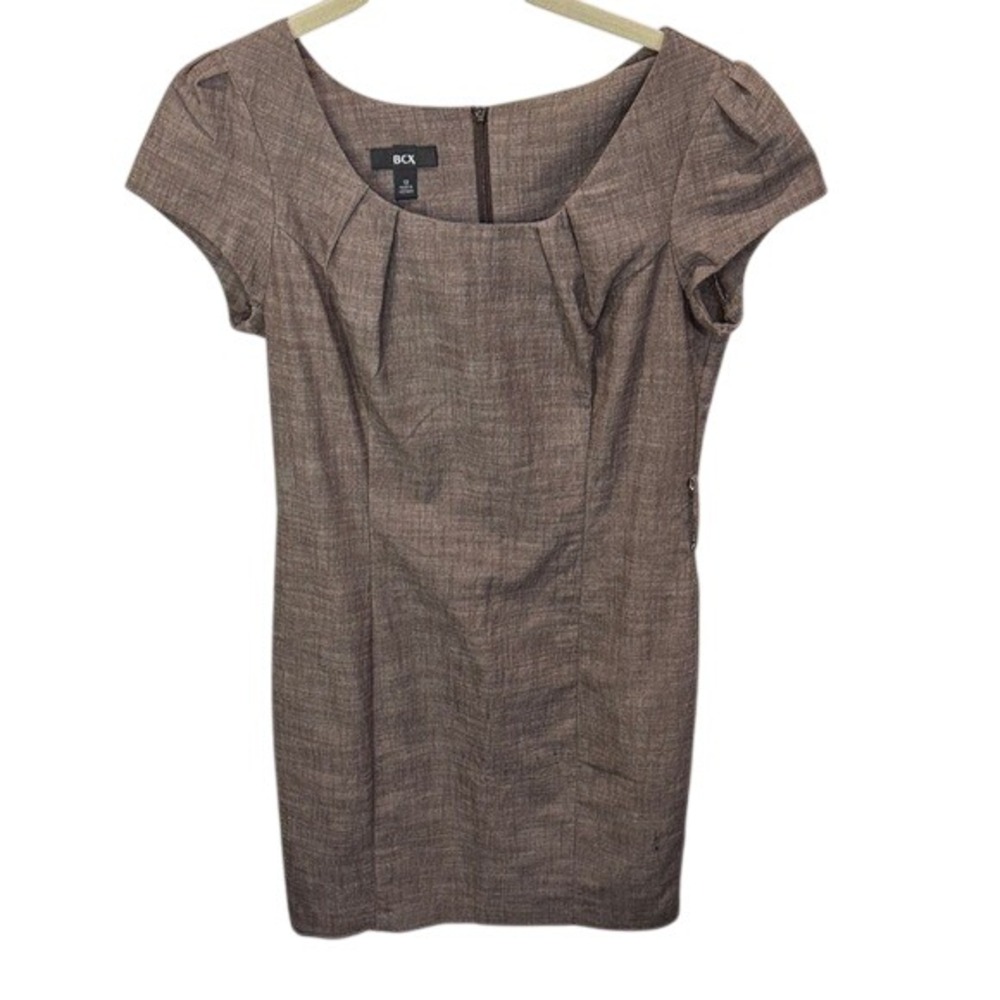 BCX Brown Career Dress Work Office Party Sheath‎ Fitted Women's Size 13